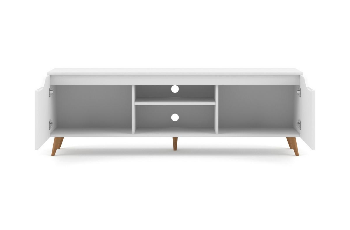 Lowboard Tree Weiß B: 157 Cm - Buchefarben/Weiß, Design, Holzwerkstoff (157/52/40cm) - Livetastic