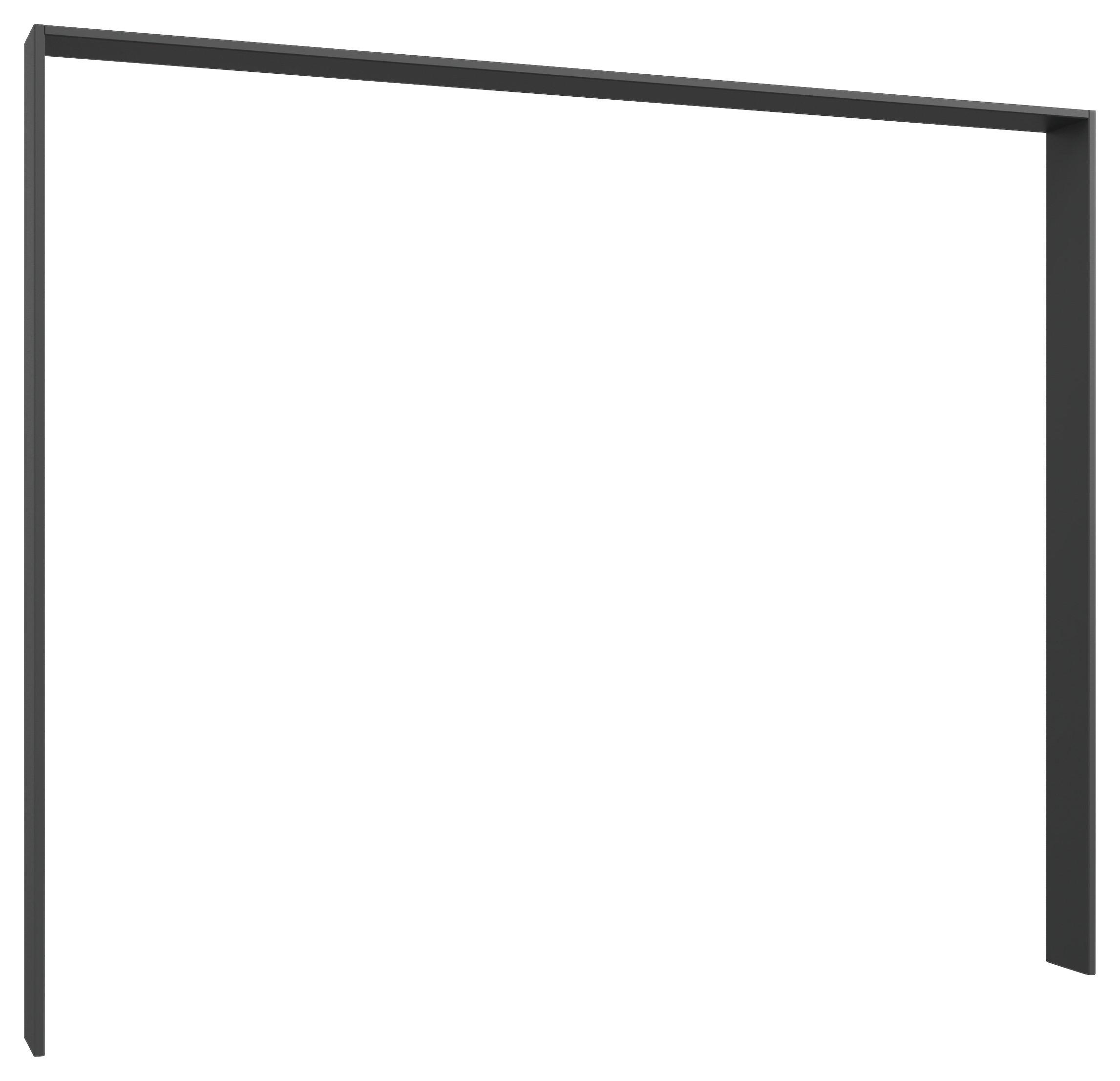 Passepartoutrahmen Saigon graphitfarben, für B: 225 cm - Graphitfarben, MODERN, Holzwerkstoff (228/213/12cm) - P & B