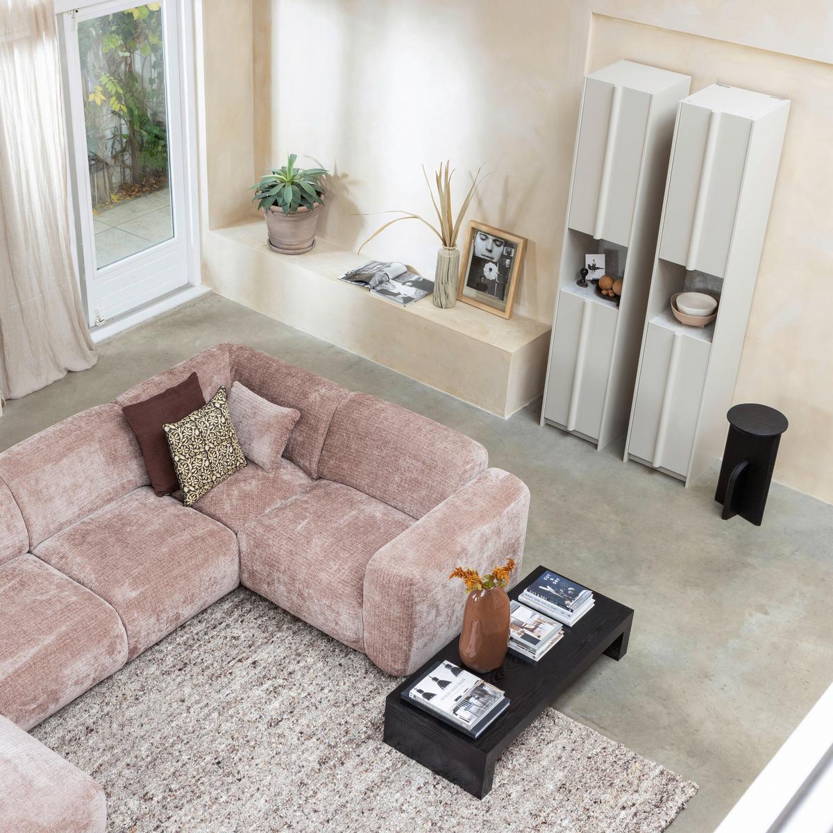 Couchtisch Marte Schwarz L: 120 cm - Schwarz, Design, Holzwerkstoff (120/50/25cm) - Livetastic