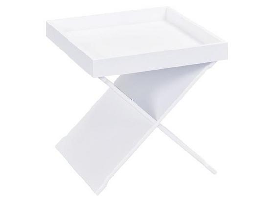 Beistelltisch Egon B: 40 cm Weiß - Weiß, Basics, Holzwerkstoff (40/41/40cm) - Livetastic Beistelltisch Egon B: 40 cm Weiß - Weiß, Basics, Holzwerkstoff (40/41/40cm) - Livetastic