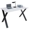 Schreibtisch Lona Schwarz/Weiß B: 50 cm - Schwarz/Weiß, MODERN, Holzwerkstoff/Metall (110/50/76cm) - MID.YOU