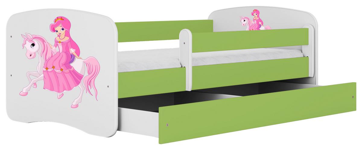 Kinder-/Juniorbett Babydreams inkl. Matratze 80x160 - Birkefarben/Weiß, MODERN, Holz/Holzwerkstoff (80/160cm) - MID.YOU