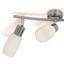 Deckenspot Brigitte - Nickelfarben, KONVENTIONELL, Glas/Metall (42,5/8/25,2cm) - Ombra Deckenspot Brigitte - Nickelfarben, KONVENTIONELL, Glas/Metall (42,5/8/25,2cm) - Ombra