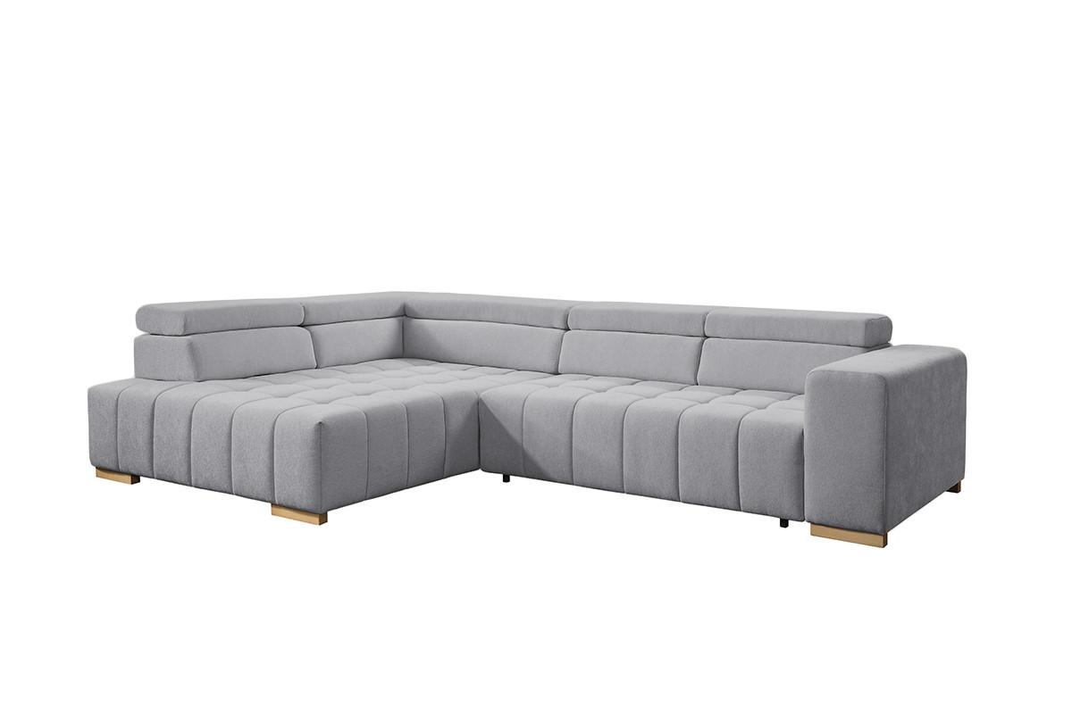 Ecksofa Elias Neu Grau S: 201x307 cm - Naturfarben/Grau, Design, Textil (201/307cm) - Livetastic