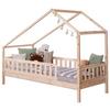 Hausbett Lou Naturfarben B: 90 cm - Naturfarben, MODERN, Holz (90/200cm) - MID.YOU