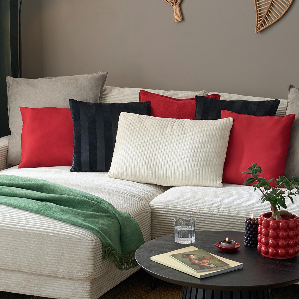 DEKORAČNÝ VANKÚŠ PABLO - prírodná farba, Modern, textil (40/60cm) - Premium Living