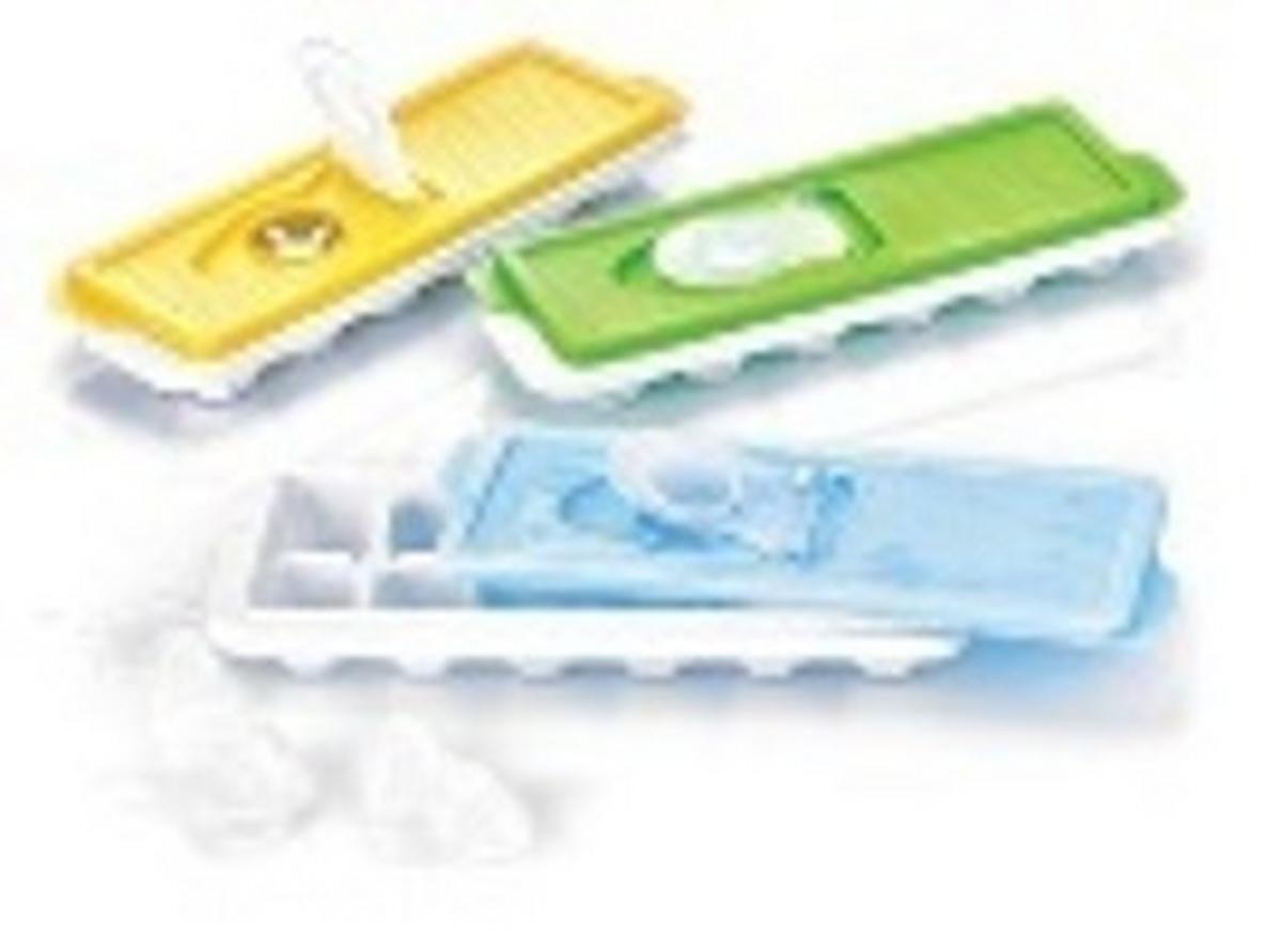 Forma na kostky ledu IDA -KMA- - bílá, Konvenční, plast (26,5/9,5/3,7cm) - Mömax