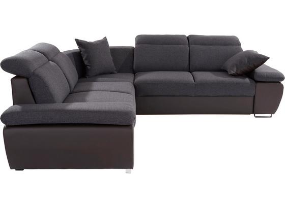 Sedací Souprava Logan - tmavě šedá/hnědá, Moderní, kov/dřevo (270/270cm) - OMBRA Sedací Souprava Logan - tmavě šedá/hnědá, Moderní, kov/dřevo (270/270cm) - OMBRA