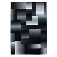 Flachwebteppich Miami - Schwarz, Design, Textil (140/200cm) - Novel