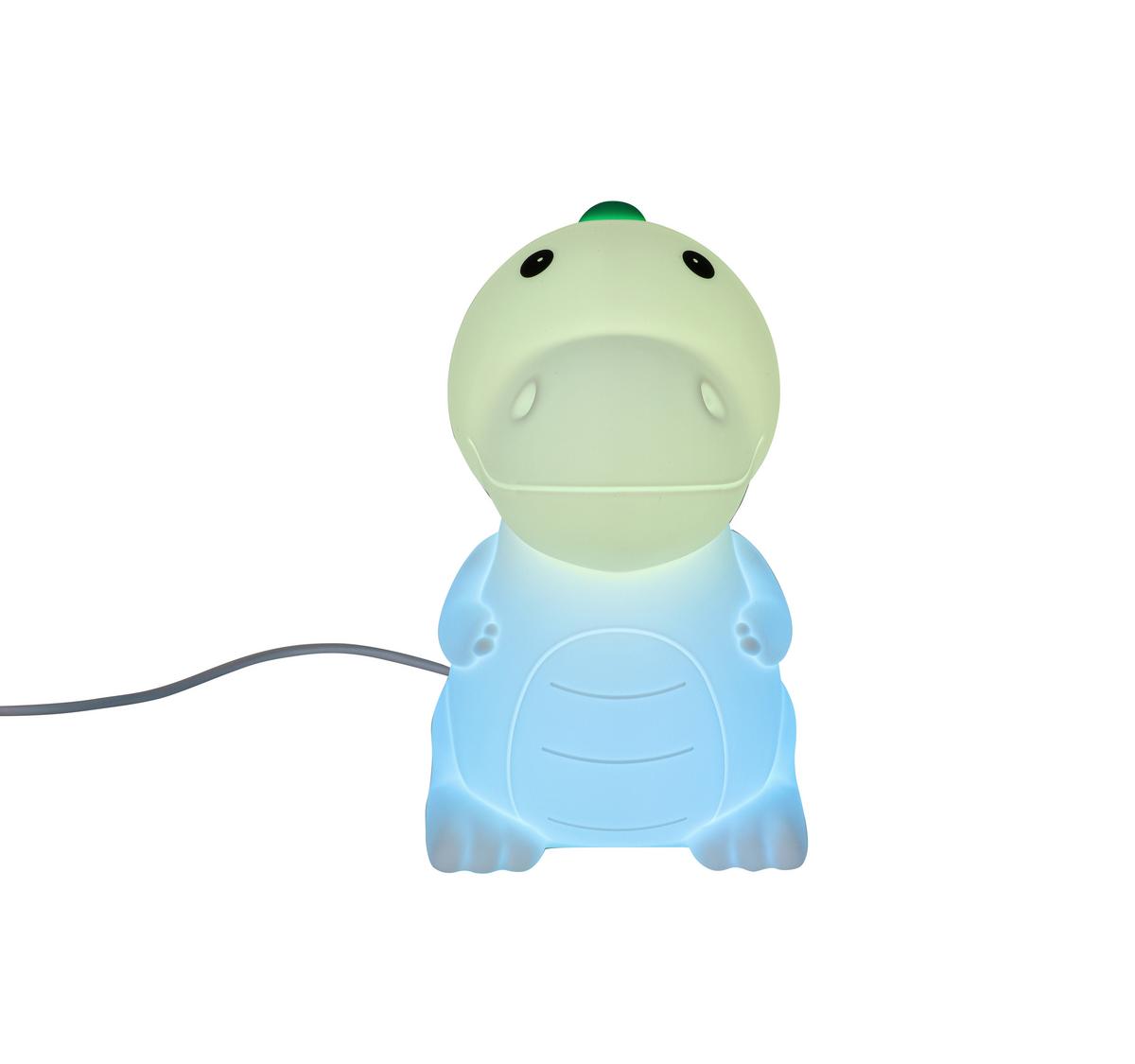 NOČNÍ SVĚTLO DINO - bílá, Moderní, plast (8,5/13,8/13,5cm) - Mömax