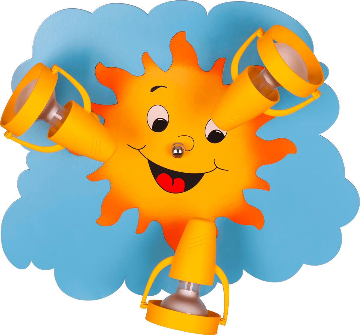 Kinderdeckenleuchte 5246408 Sonne3 3-Fl