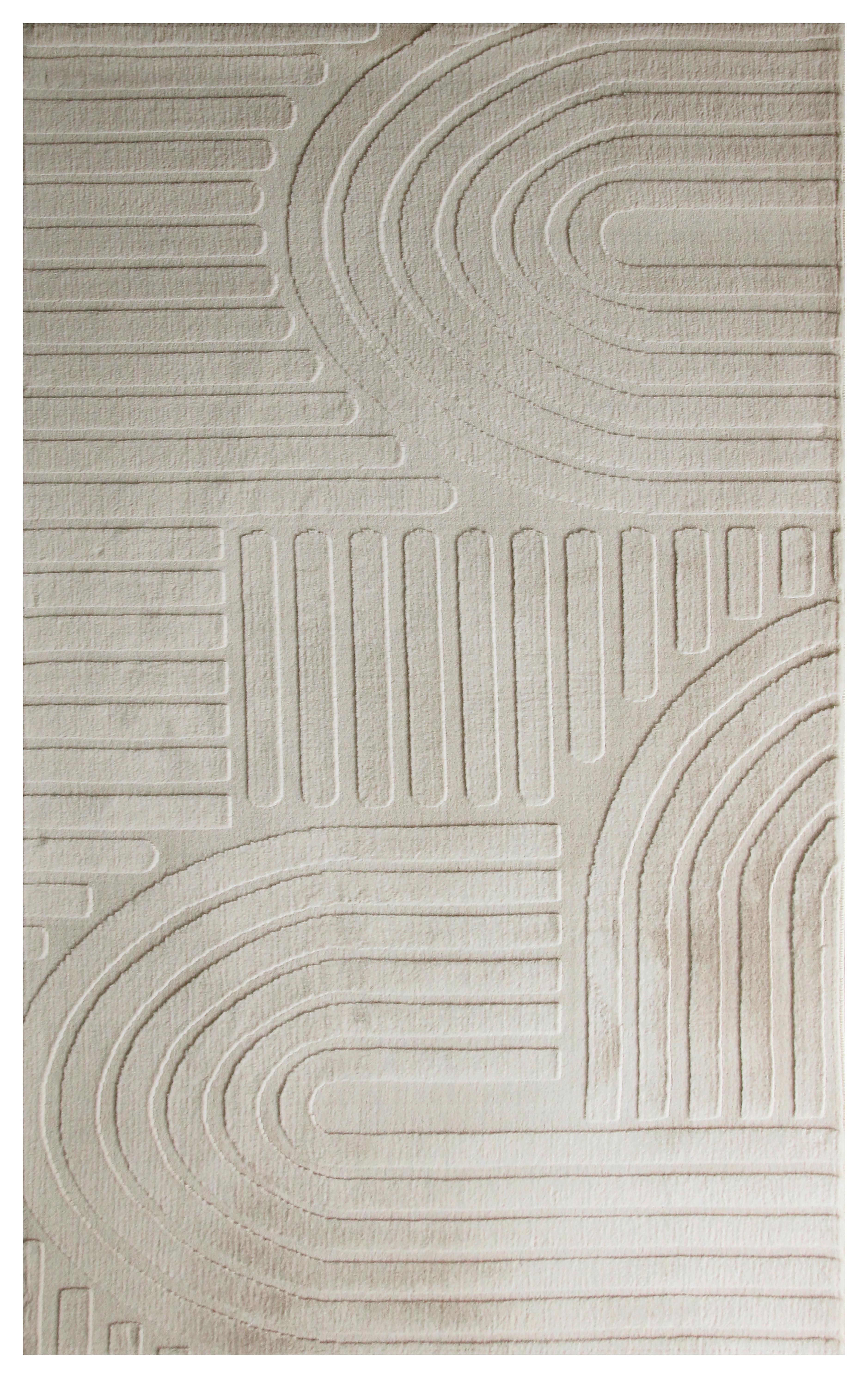 UMELÁ KOŽUŠINA BELLA - krémová, Modern, textil (100/155cm) - Mömax