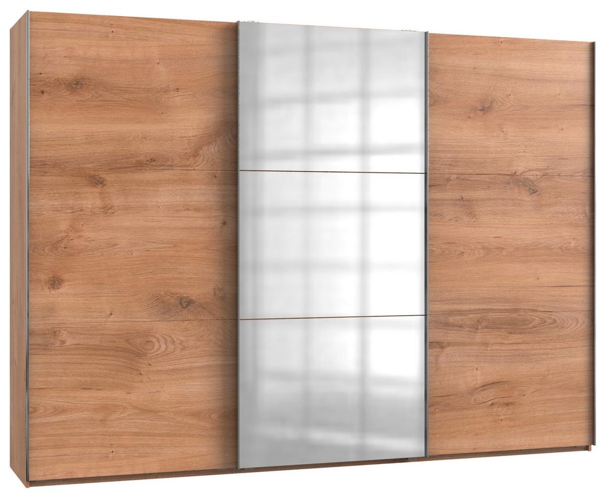 Schwebetürenschrank B: 300 Cm Level, Eiche Dekor - Eichefarben, MODERN, Holzwerkstoff (300/216/65cm) - MID.YOU