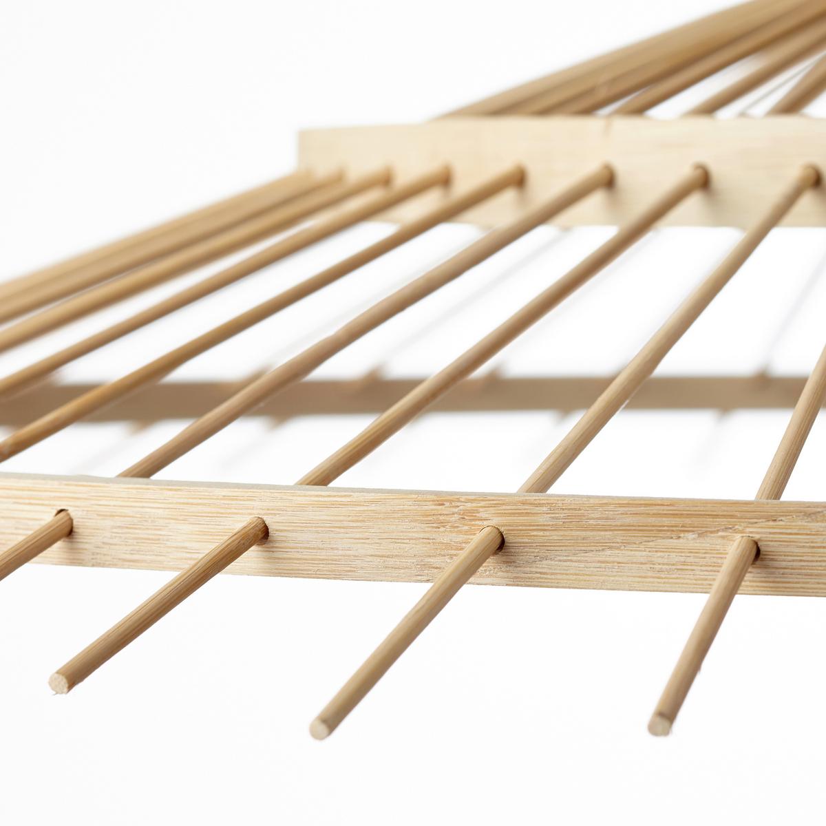 Hängeleuchte Pirae H: 100 cm 1-Flammig, Holzschirm - Schwarz/Naturfarben, Natur, Holz (57,5/100cm) - Brilliant