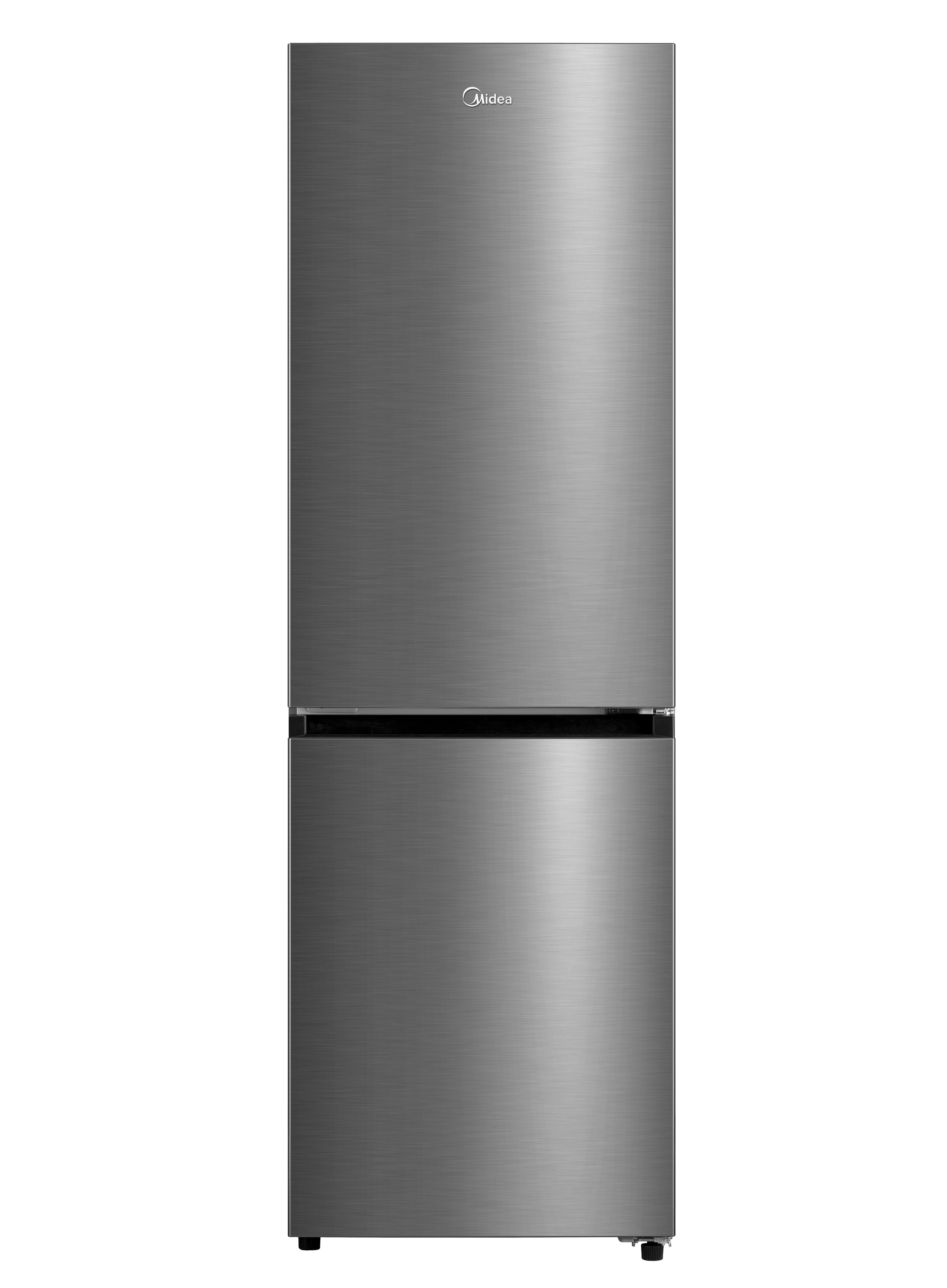 Kühl-Gefrier-Kombination Mdrb470mgc46i - Edelstahlfarben, Basics, Glas/Kunststoff (59.5/185/70cm) - Midea
