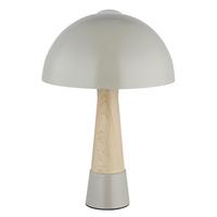 Tischleuchte Exkl. 1xe27, 40w - Schwarz/Grau, Design, Kunststoff/Metall (25/36.5cm) - Globo