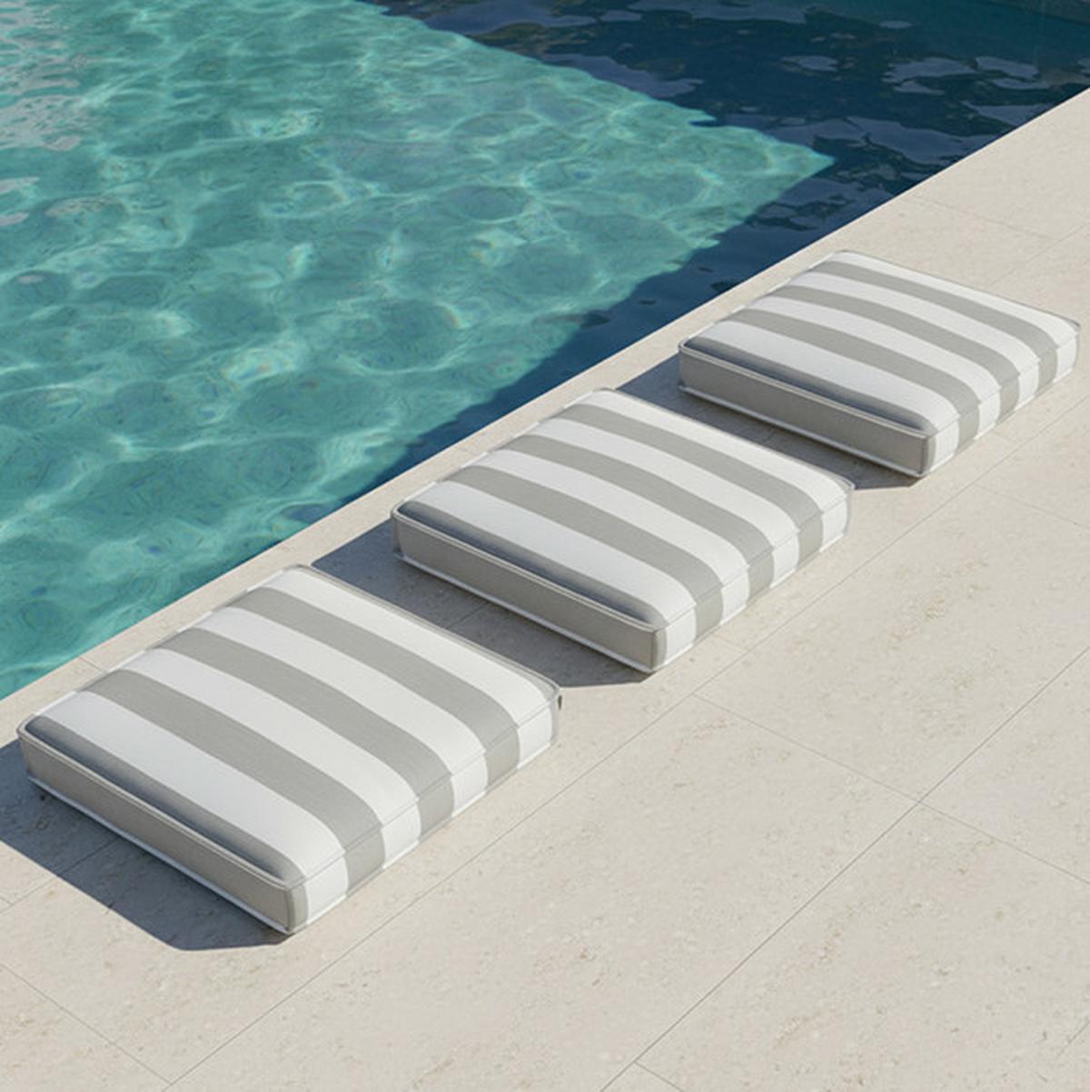 VENKOVNÍ POLŠTÁŘ MAGDA - krémová, Moderní, textil (40/5/40cm) - Bessagi Garden