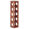 Weinregal Echtholz Sheesham 5 Flaschen BxH 15x70 cm - Sheeshamfarben, MODERN, Holz (15/70/15cm) - MID.YOU