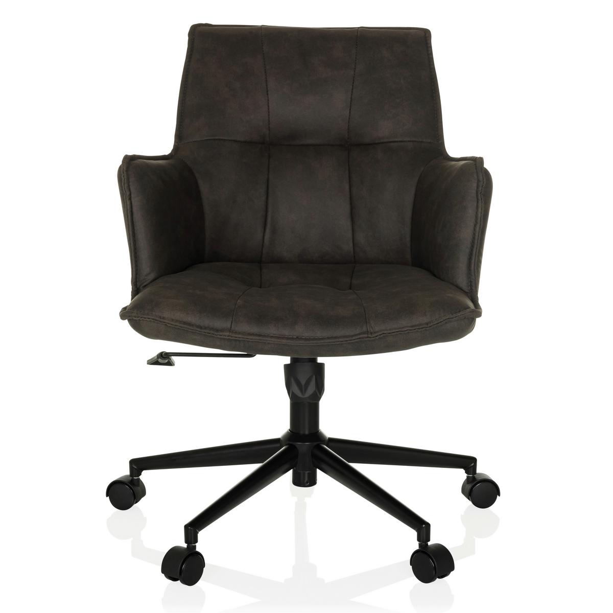Drehstuhl Solao Life Dunkelgrau B: 54 cm - Dunkelgrau/Schwarz, MODERN, Kunststoff/Textil (54/85/70cm) - MID.YOU