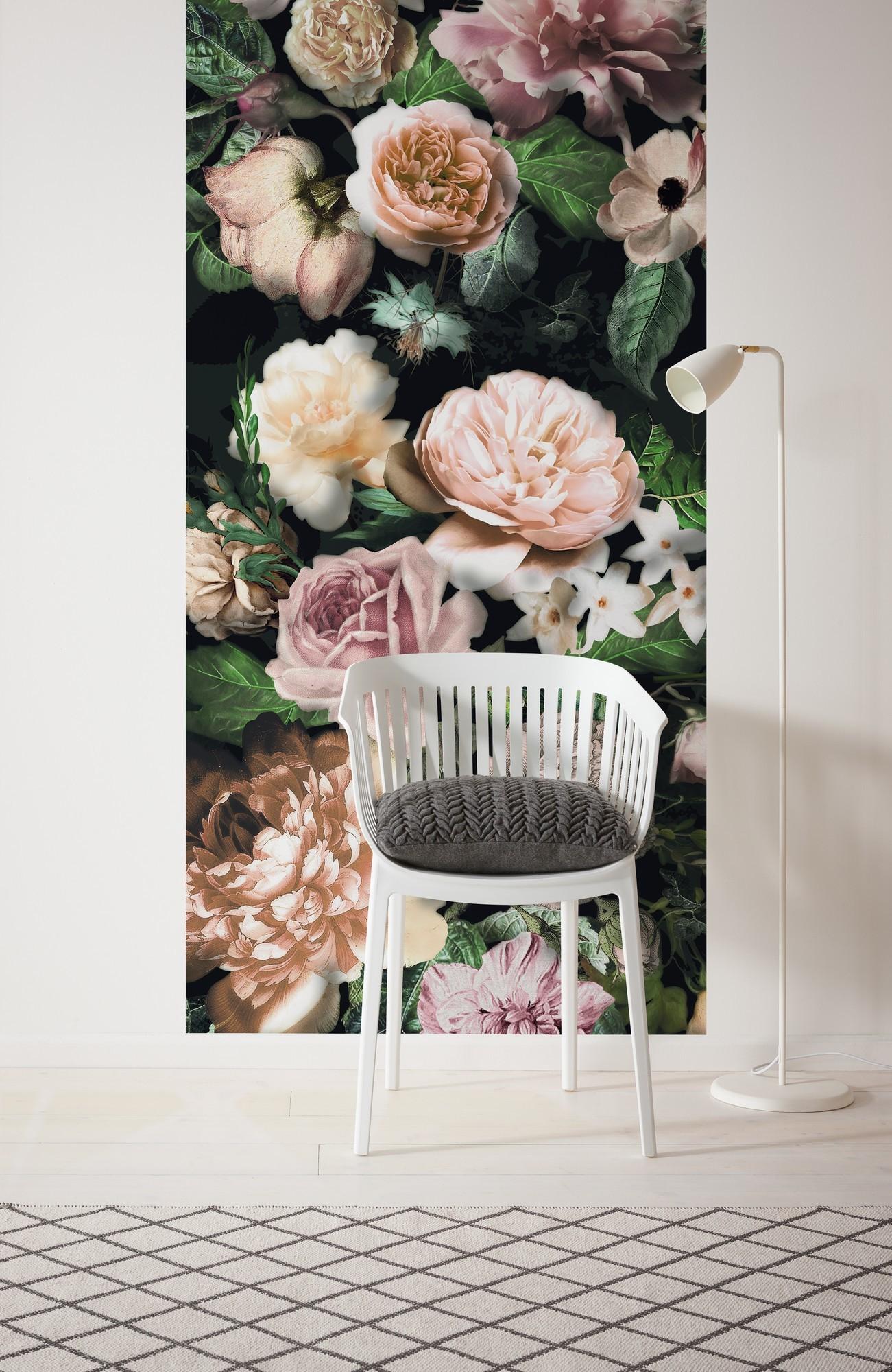 Vliestapete 6035a-Vd1 Victoria Black Panel - Natur (100/250cm)