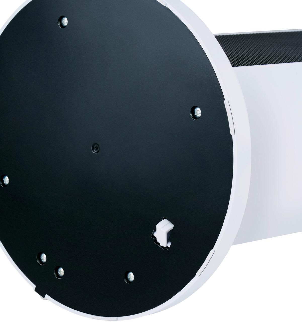 Turmventilator Turmheizung - Schwarz, MODERN, Kunststoff (21/21/46cm)