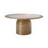 Tortenplatte Rund Eisen Art Deco D: 29 Cm - Goldfarben/Rosa, Trend, Metall (29/14cm) - Kayoom