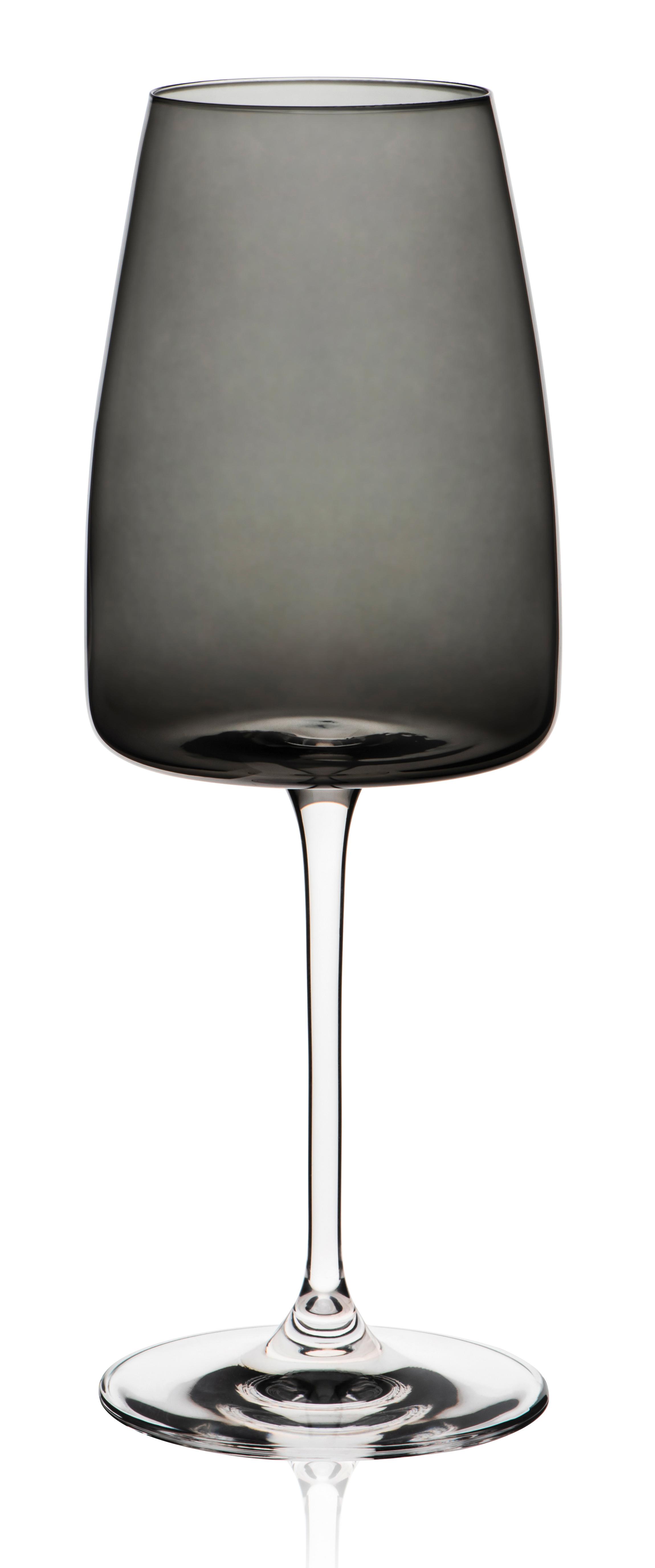 Sklenice Na Červené Víno Nicki - černá, Moderní, sklo (8,5/23cm) - Premium Living