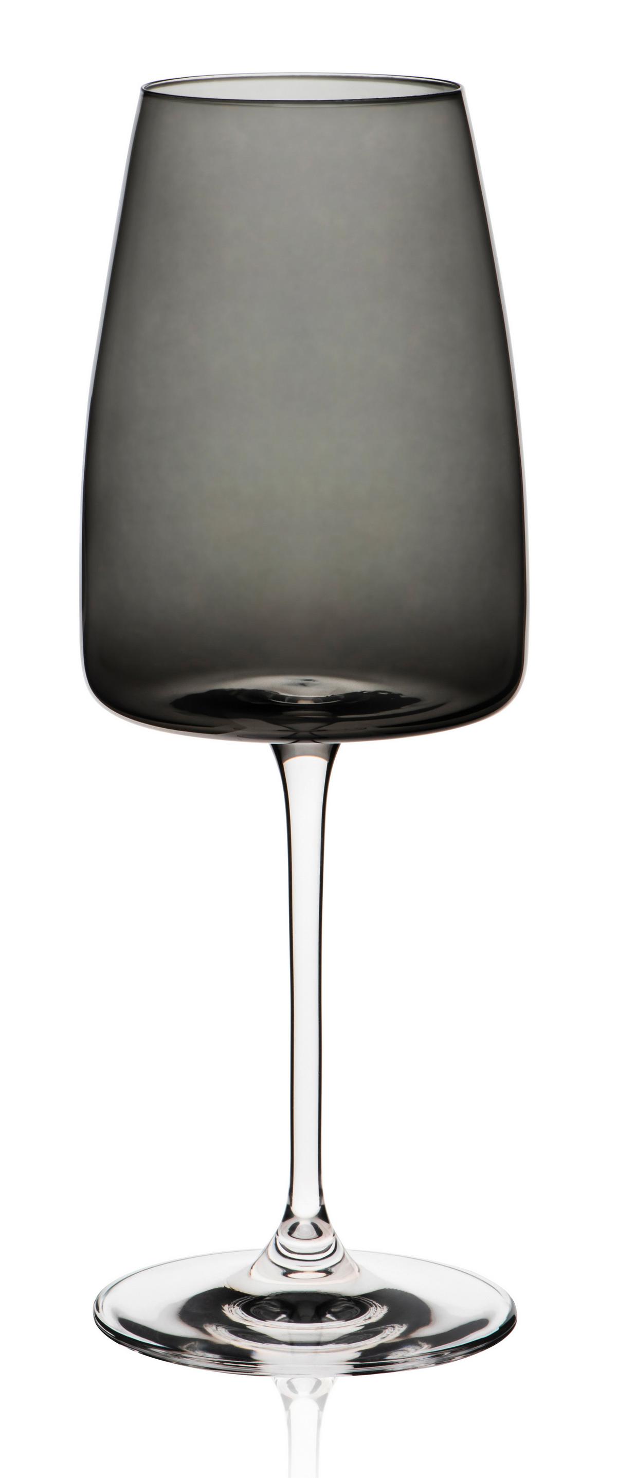 POHÁR NA ČERVENÉ VÍNO NICKI - čierna, Modern, sklo (8,5/23cm) - Gourmesto