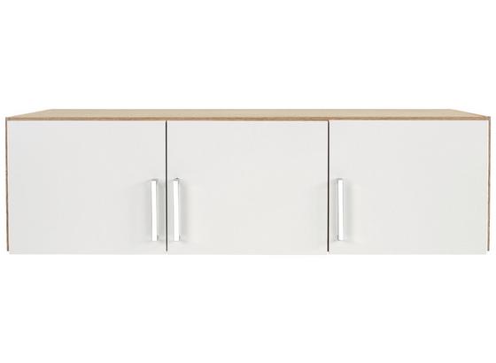 Nadstavec Na Skriňu Ku 3 Dv.skrini Wien - farby dubu/biela, Konvenčný, kompozitné drevo (136/39/54cm) Nadstavec Na Skriňu Ku 3 Dv.skrini Wien - farby dubu/biela, Konvenčný, kompozitné drevo (136/39/54cm)