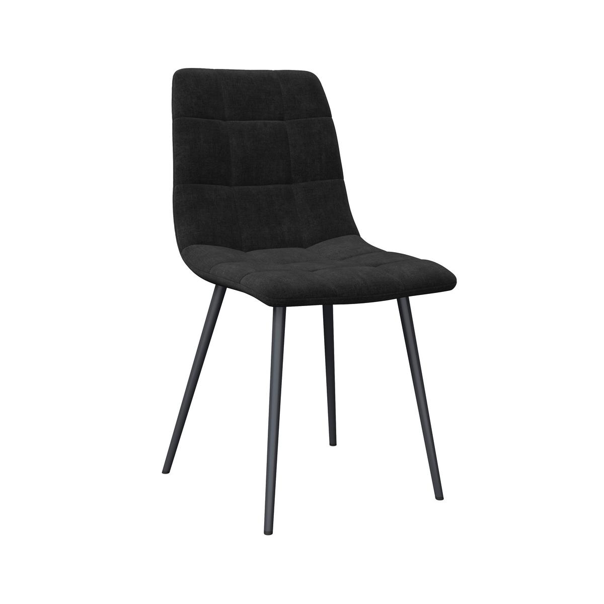 ŽIDLE RIA - černá, Moderní, kov/textil (44/87/54cm) - Bessagi Home