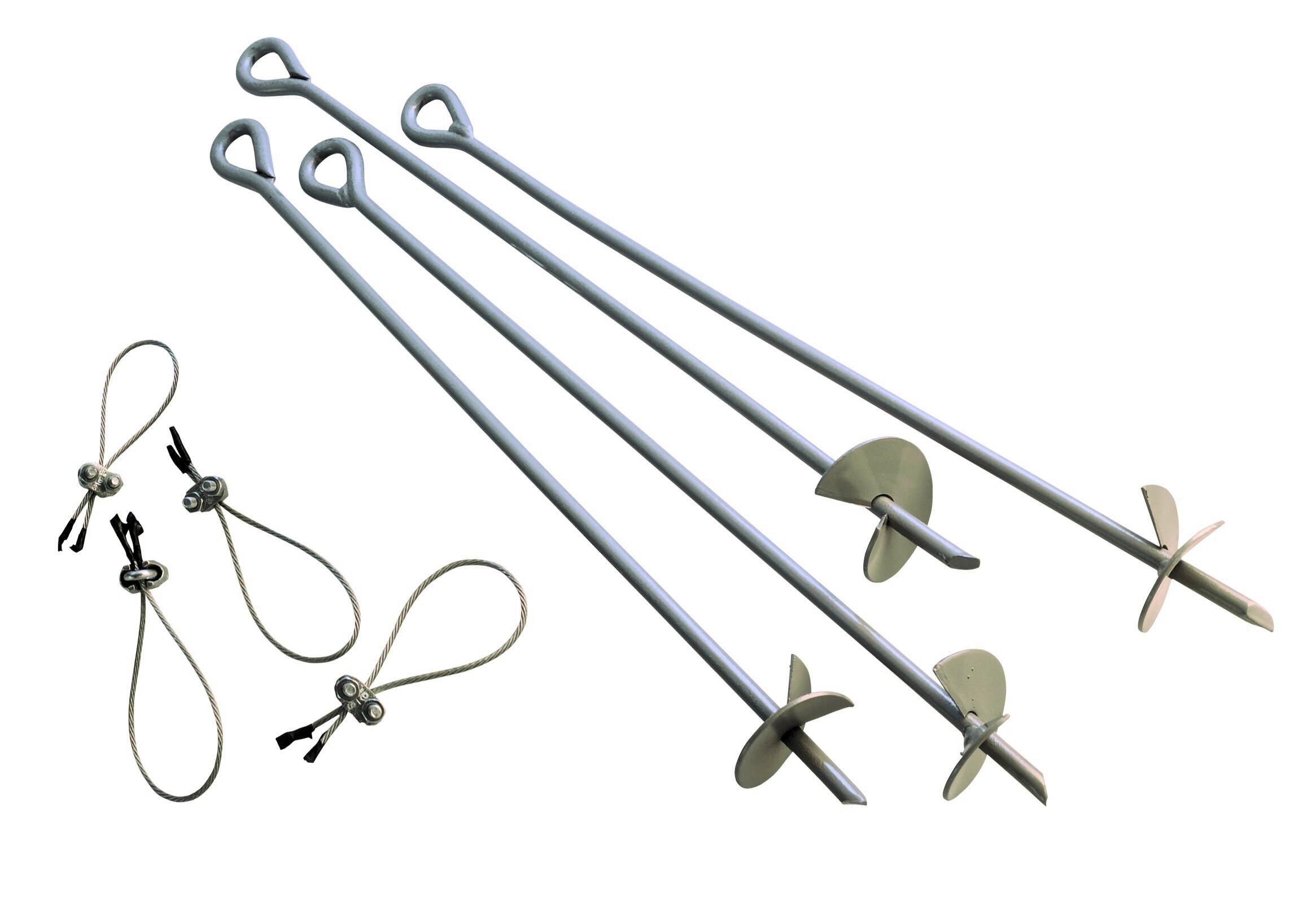 Erdanker Shelterlogic - Silberfarben, Basics, Metall (69cm)