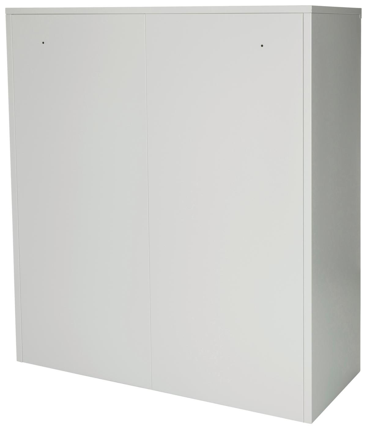 Aktenschrank Color As B: 90 Cm Hellgrau Abschließbar - Hellgrau, Basics, Metall (90/105/40cm) - MID.YOU