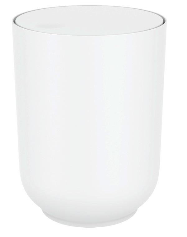 KOZMETICKÝ KÔŠ 19,05/25,4cm, biela - biela, Modern, plast (19,05/25,4cm) - Premium Living