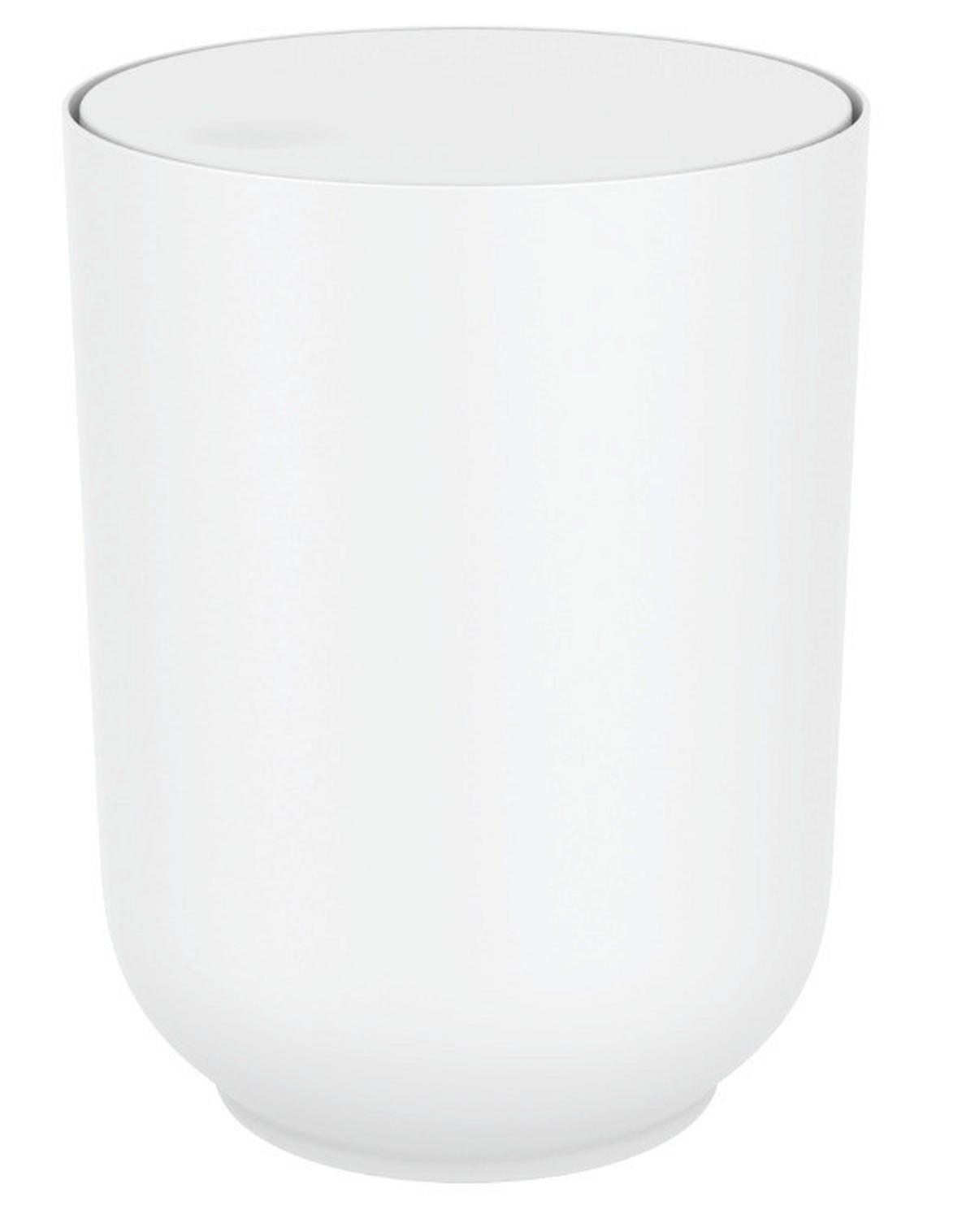 KOZMETICKÝ KÔŠ 19,05/25,4cm, biela - biela, Modern, plast (19,05/25,4cm) - Premium Living