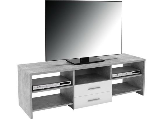 Stolek Na Elektroniku Tico - šedá/bílá, Moderní, dřevo (150/45/40cm) Stolek Na Elektroniku Tico - šedá/bílá, Moderní, dřevo (150/45/40cm)