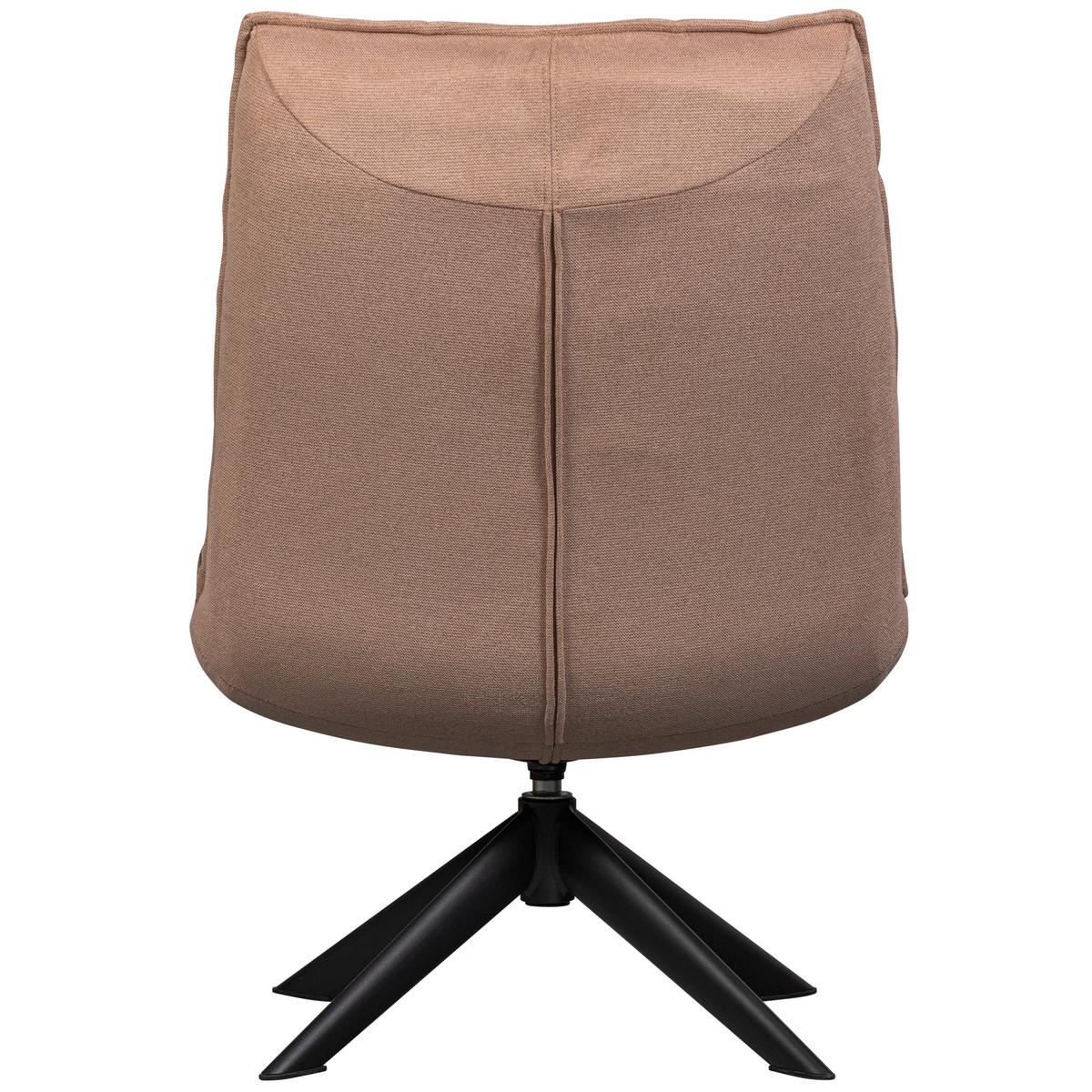 Sessel Jouke Sandfarben B: 70 cm - Sandfarben/Schwarz, Design, Textil (70/97/85cm) - Livetastic