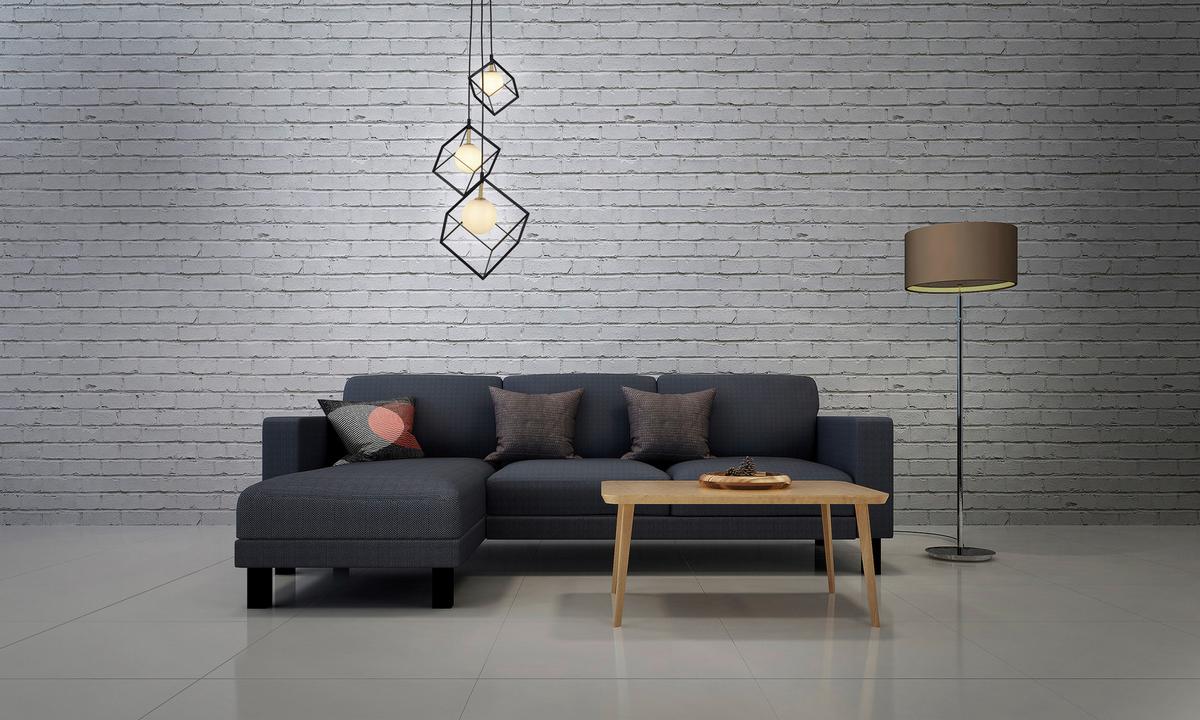 Hängeleuchte Cadre H: 147 Cm 3-Flammig, Würfelformen - Goldfarben/Schwarz, Design, Glas/Metall (147cm) - Näve