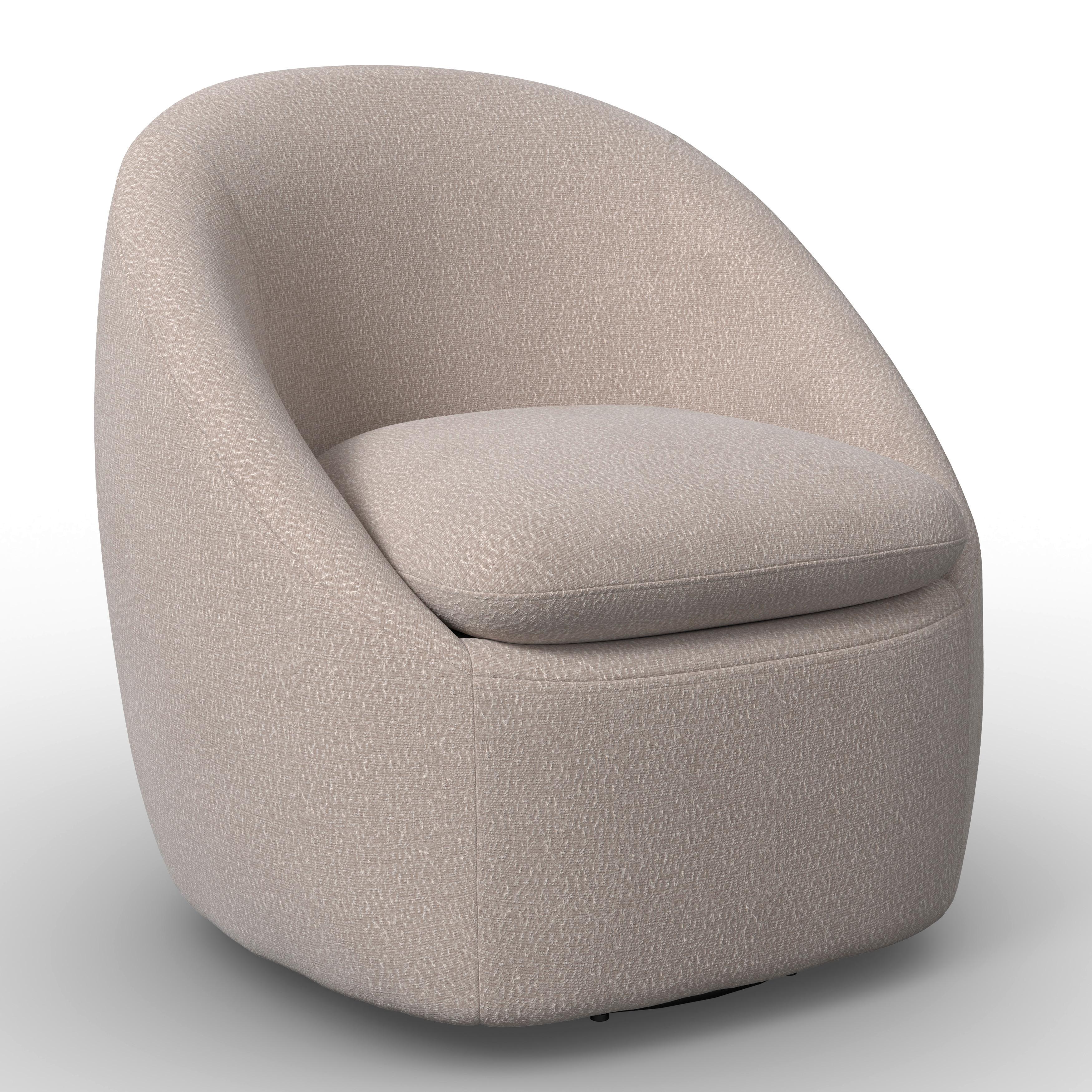 Relaxačné kreslo DORA, krémová ženilka - čierna/krémová, Modern, kov/drevo (77/74/73cm) - Bessagi Home