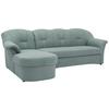 Ecksofa Mit Schlaffunktion Papenburg Hellblau - Schwarz/Hellblau, KONVENTIONELL, Textil (142/233cm) - MID.YOU