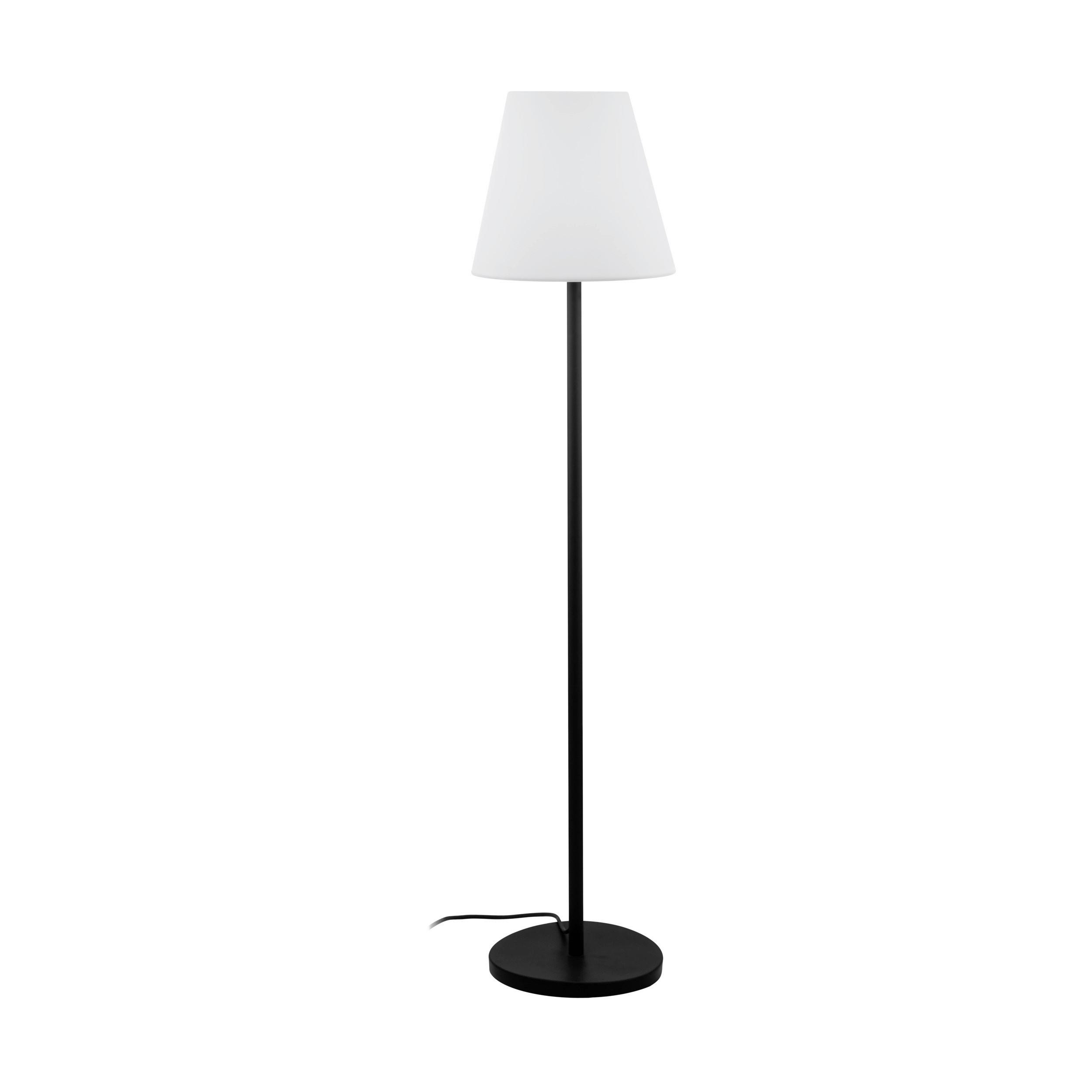 VENKOVNÍ STOJACÍ LAMPA ALGHERA - bílá/černá, Design, plast (39/148,5cm) - Eglo