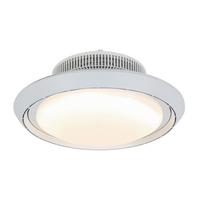 STROPNÍ VENTILÁTOR KURTO - bílá/barvy chromu, Moderní, plast (43/20cm) - Mömax