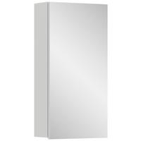 Spiegelschrank Vira - Weiß Hochglanz/Weiß, MODERN, Holzwerkstoff (38/77/18cm) - MID.YOU