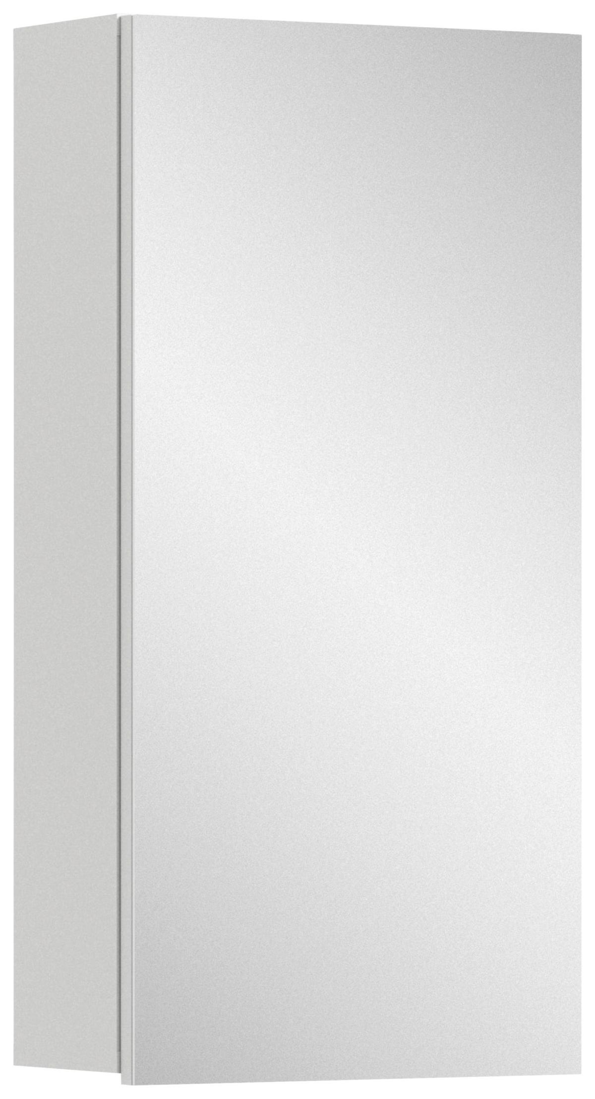 Spiegelschrank Vira - Weiß Hochglanz/Weiß, MODERN, Holzwerkstoff (38/77/18cm) - MID.YOU