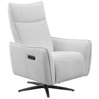 Relaxačné kreslo BOLOGNA, prírodná, el.relaxačná funkcia - čierna/prírodná farba, Modern, kov/drevo (80/111/85cm) - Mömax