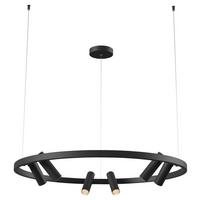 Pendelleuchte Satellite - Schwarz, Trend, Metall (90/90/120cm) - MAYTONI