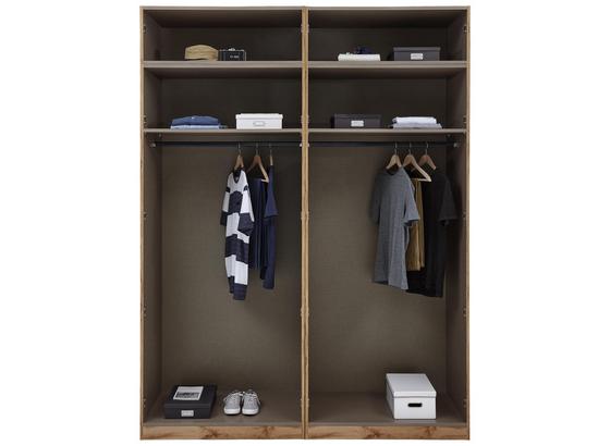 Kleiderschrank Unit Offener Schrank,breit ca.182cm - Weiß, MODERN, Holzwerkstoff (182,2/242,2/56,5cm) - Ombra Kleiderschrank Unit Offener Schrank,breit ca.182cm - Weiß, MODERN, Holzwerkstoff (182,2/242,2/56,5cm) - Ombra