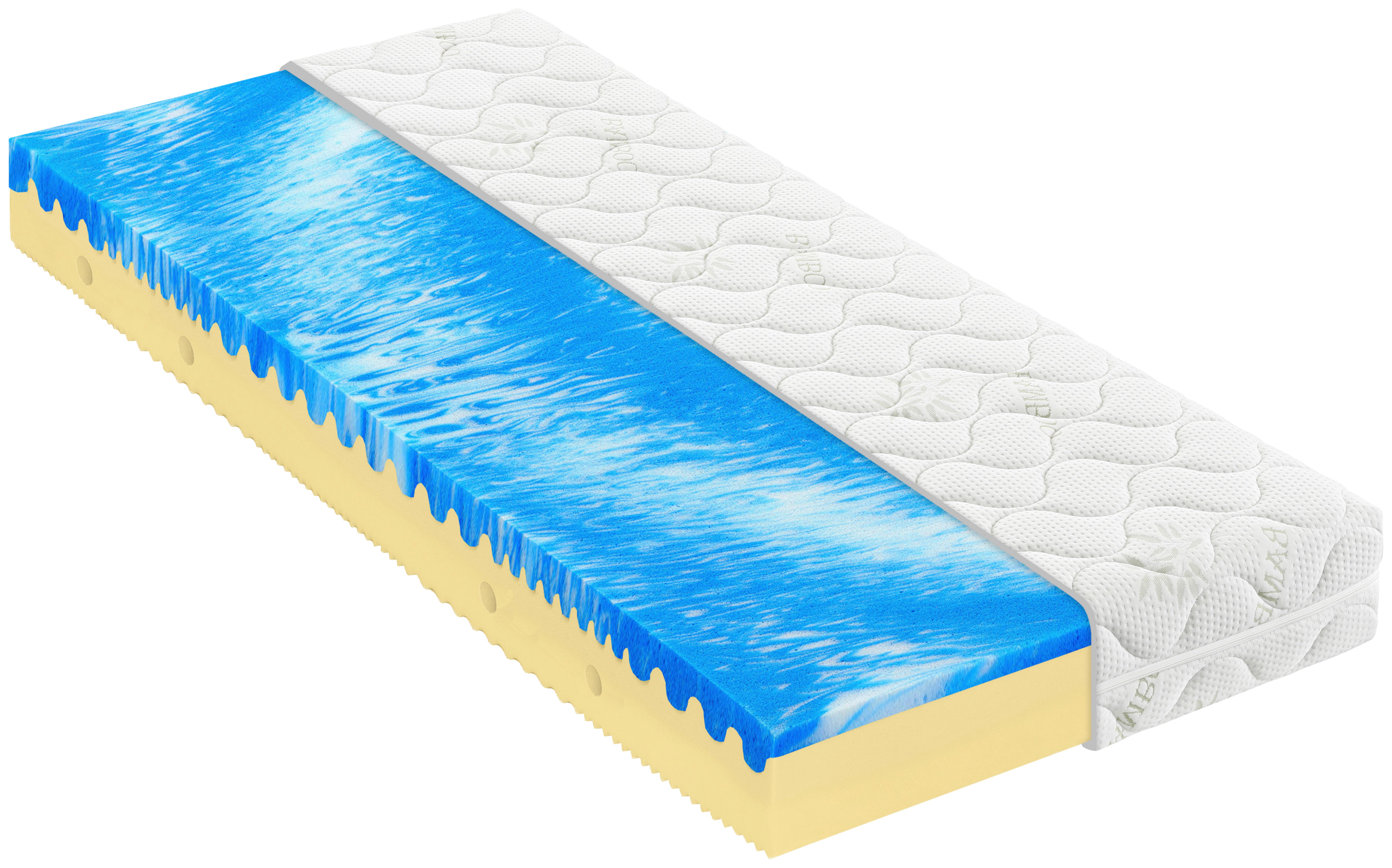 Matrac GELTECH AIR 90/200cm, H2/H3 - béžová, textil (90/200cm) - Primatex