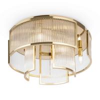 DECKENLEUCHTE FRAME - Goldfarben, Design, Glas/Metall (55,4/28,2cm) - MAYTONI