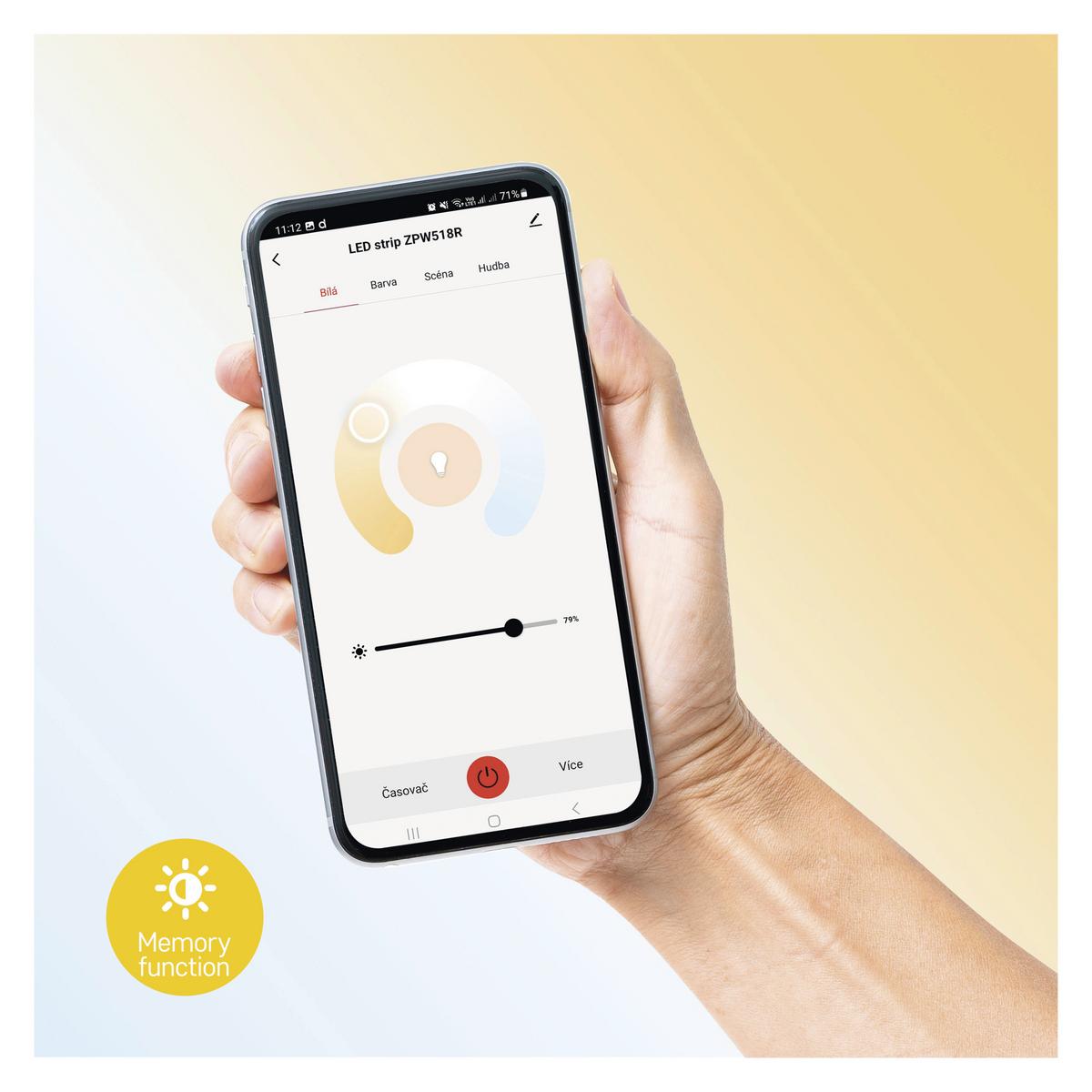 Led Szalag Gosmart Kb. 2m - többszínű, Basics, műanyag (200cm)