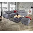 Ecksofa mit Schlaffunktion Paso, Webstoff - Grau, MODERN, Textil (315/260cm) - Luca Bessoni